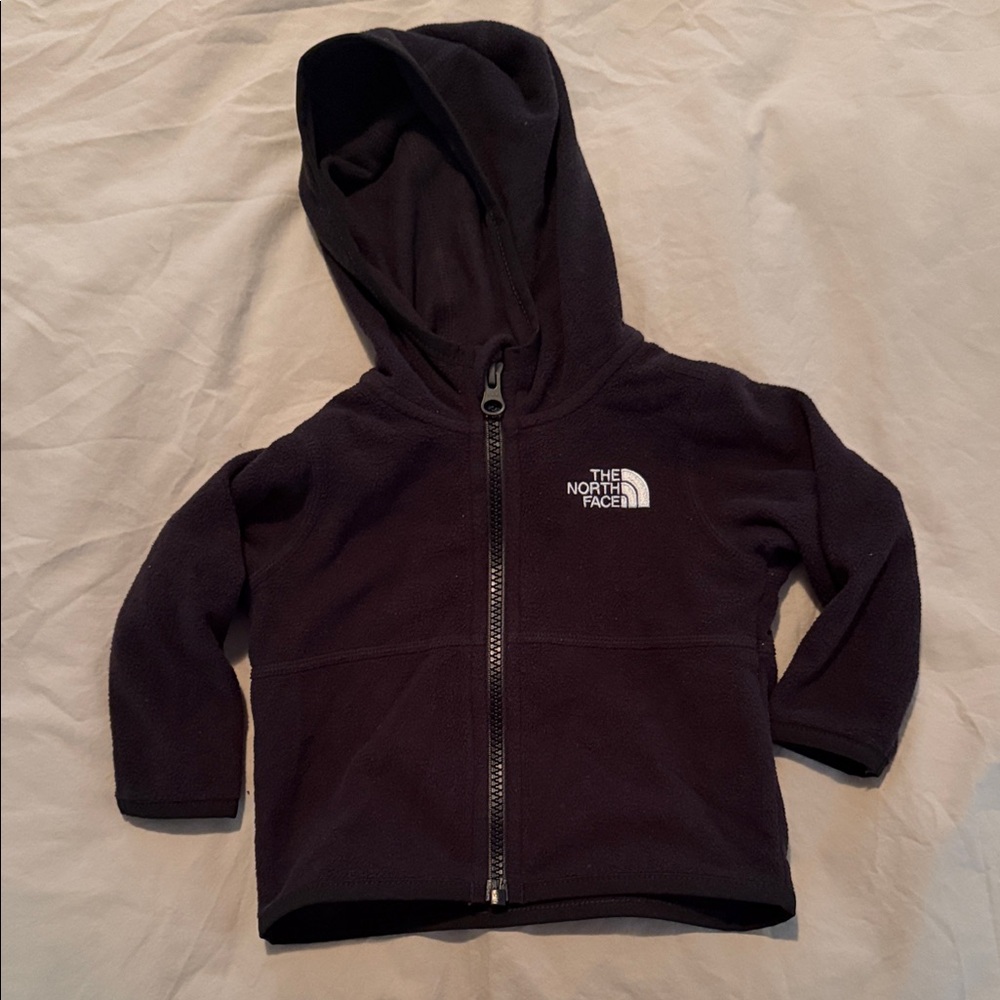 The North Face Kids' Dark Gray Full-Zip Hoodie